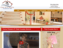 Tablet Screenshot of fairfaxhomecleaning.com